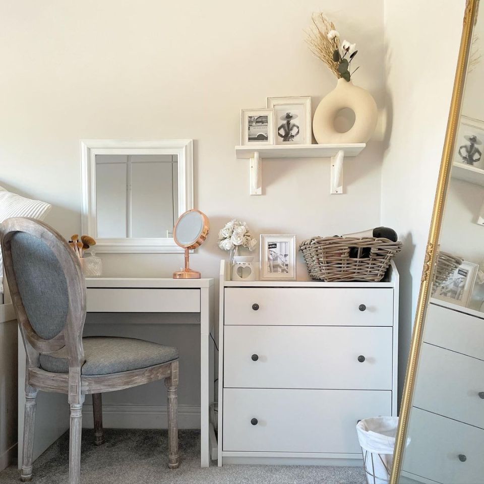 Molly has a dreamy dressing table set-up