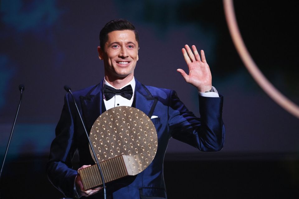 Robert Lewandowski was informed he had not won the Ballon d'Or three days before the ceremony