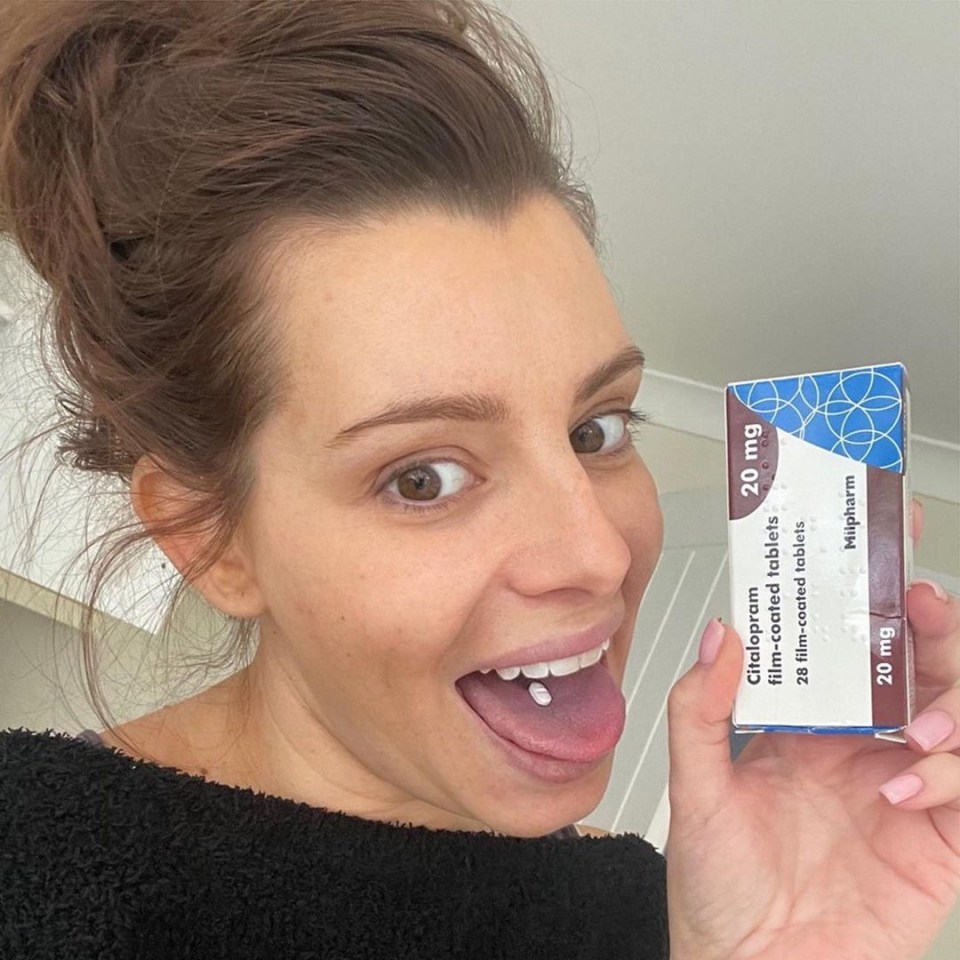 Gemma Bird has been taking anti depressants for two years for her depression and anxiety