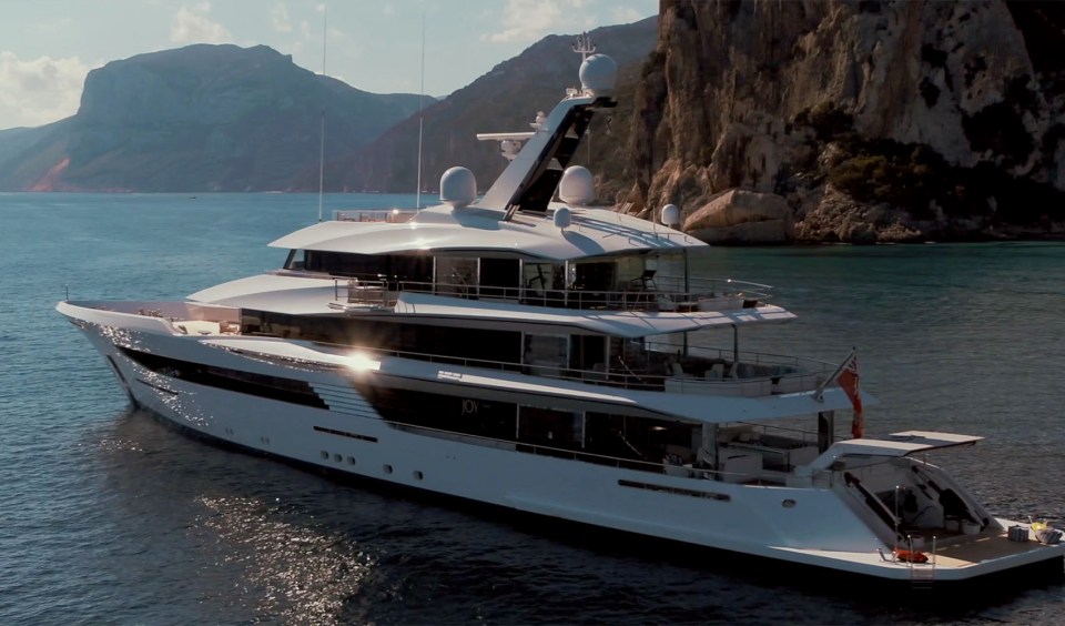 Michael Jordan's stylish yacht Joy has five decks