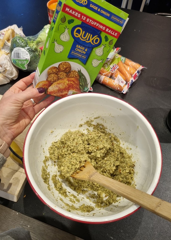 Easy stuffing mix helps keep the costs low