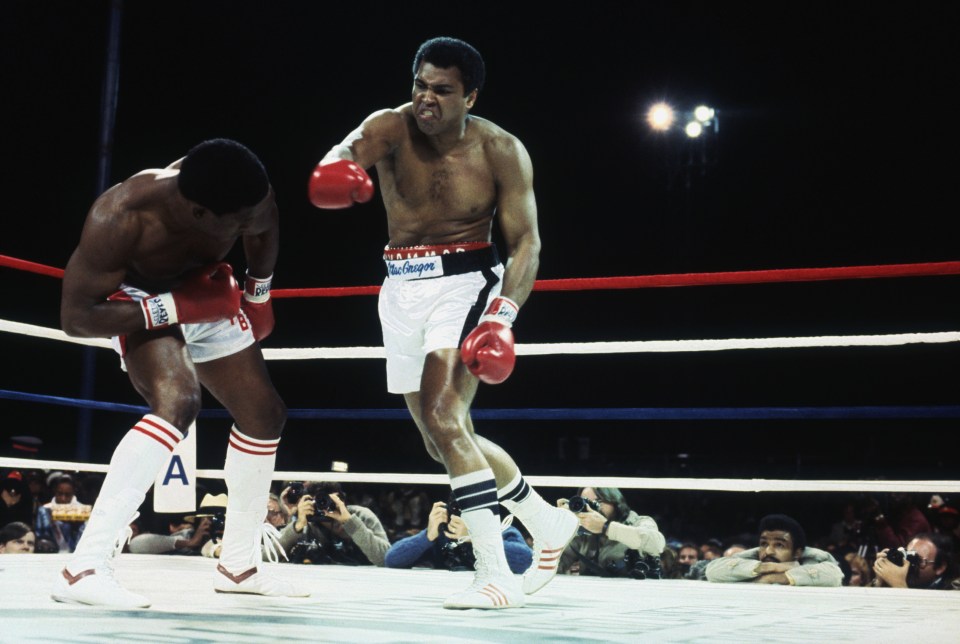 Muhammad Ali's fight with Trevor Berbick in 1981