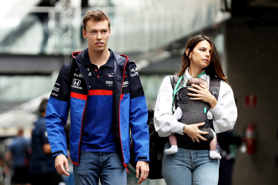 Piquet was in a romance with former F1 driver Daniil Kvyat