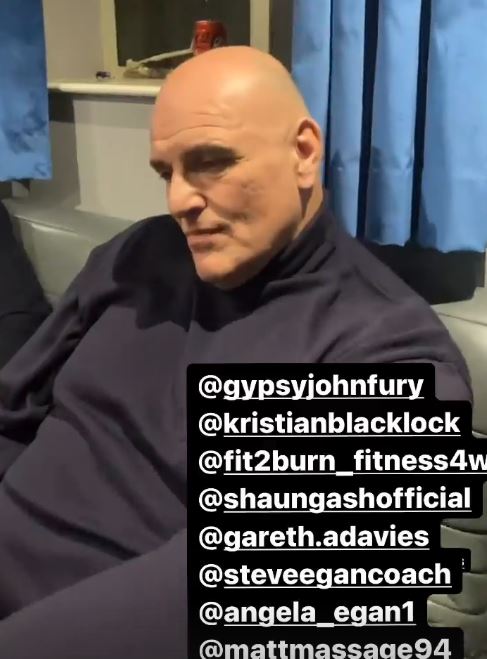 The first night of Fury's tour kicked off in Manchester, ahead of shows in  Birmingham, Cardiff, Leicester, London and Glasgow