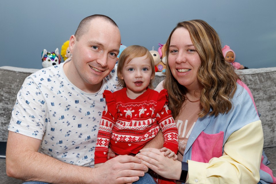 Christine and hus­band Barry learned dur­ing pregnancy that Annabelle had hypo­plastic left heart syndrome