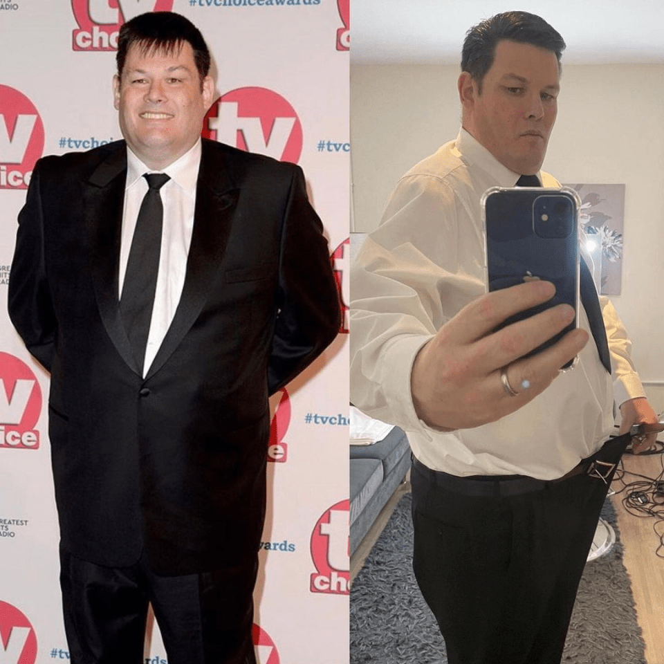 The ITV star showed off his 10 stone weight loss