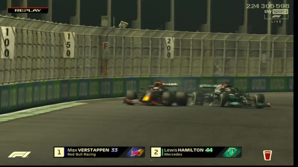 Verstappen and Hamilton collided once again in Saudi Arabia