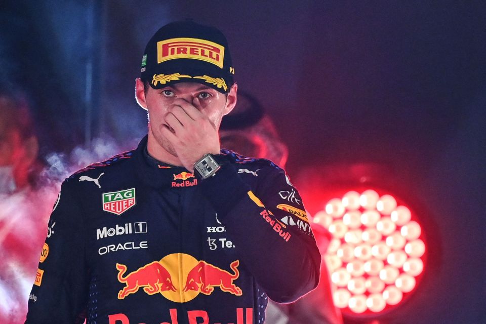 Max Verstappen has been given a 10-second time penalty for causing a collision at the Saudi Arabian GP