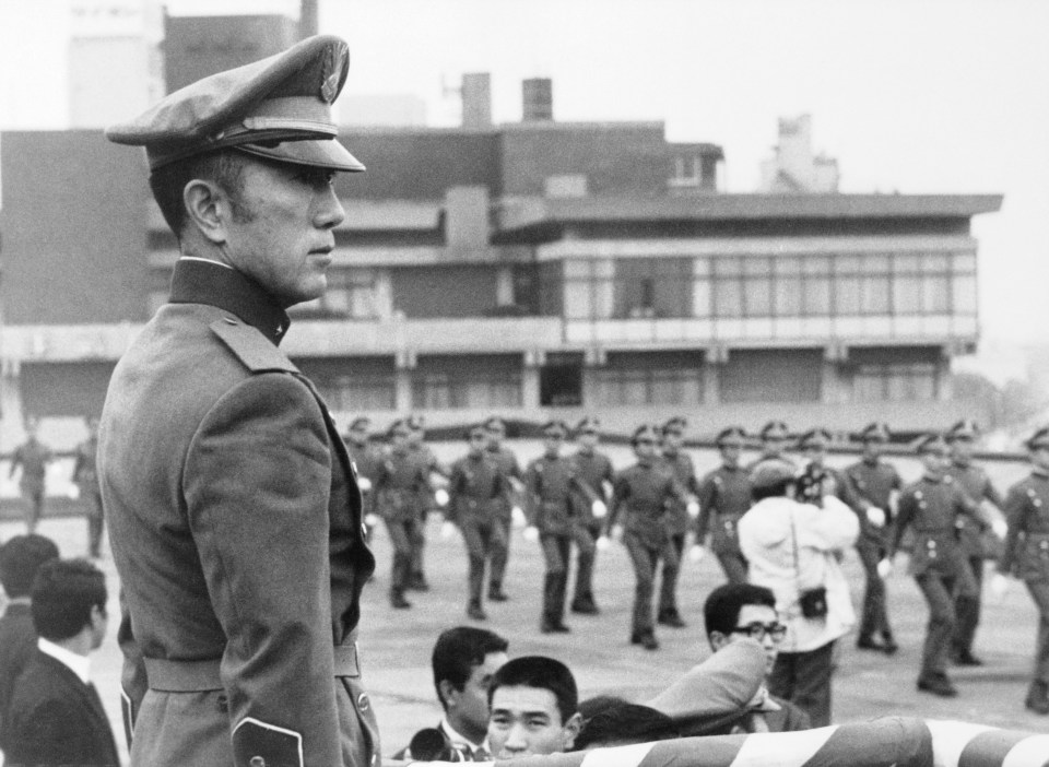 Yukio Mishima formed a military determined to return Japan to its samurai-inspired past