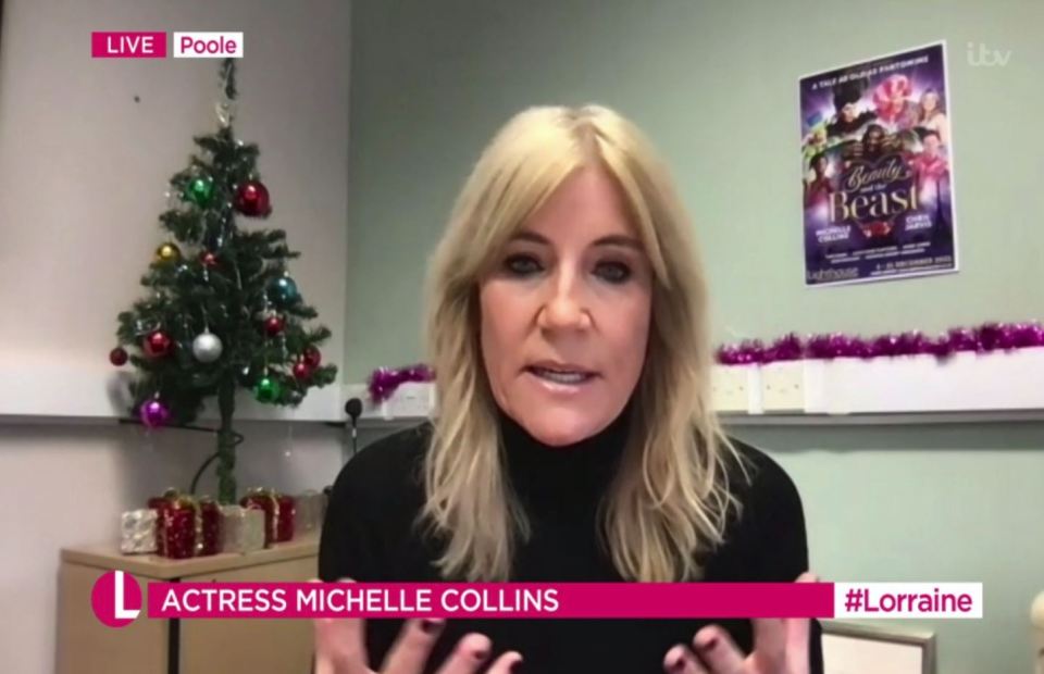 Michelle was on Lorraine to talk about her new panto role