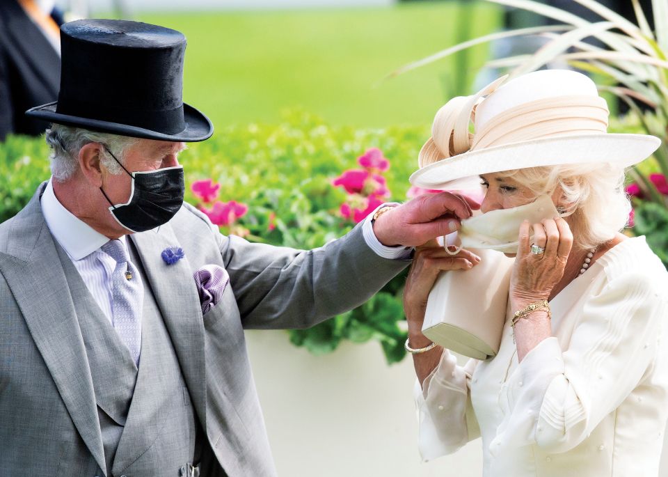 Prince Charles and Camilla chose a picture from their Royal Ascot trip for their Christmas card