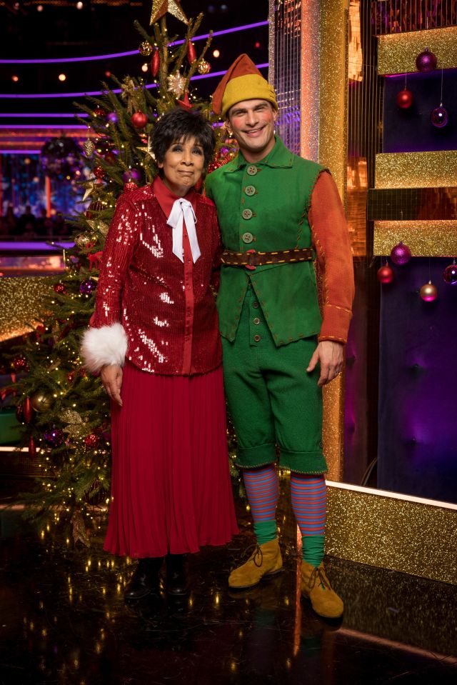 Moira Stuart and Aljaz Skorjanec.