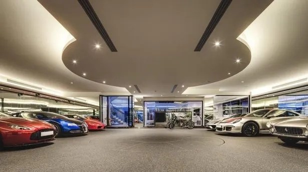 It boasts numerous outrageous features including a 10-car underground car park