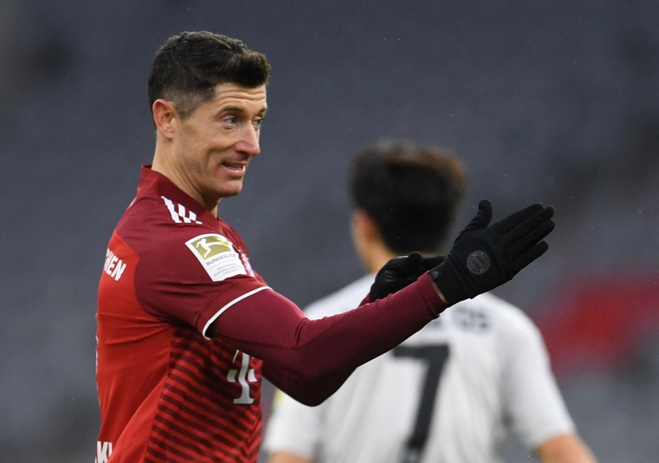 Robert Lewandowski moved to Bayern Munich in 2014