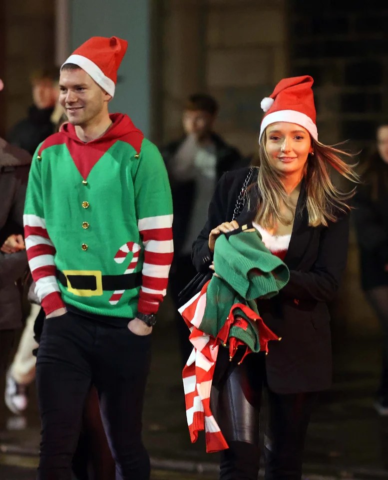 Dozens rocked Santa hats for festive gatherings