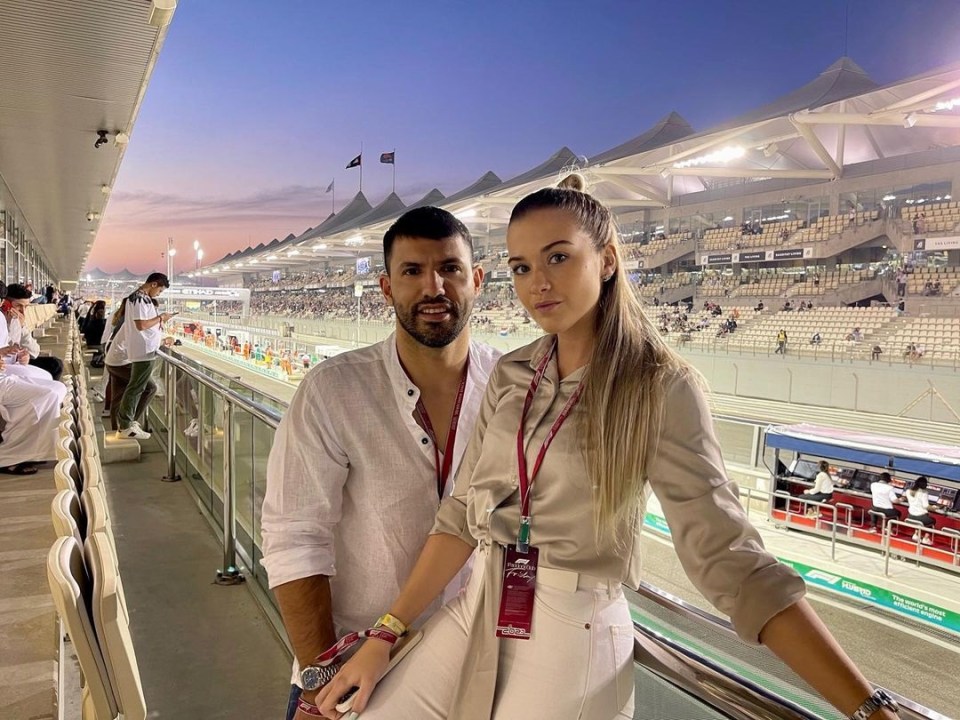 Aguero and Sofia recently went to Dubai and took in the recent Abu Dhabi Grand Prix