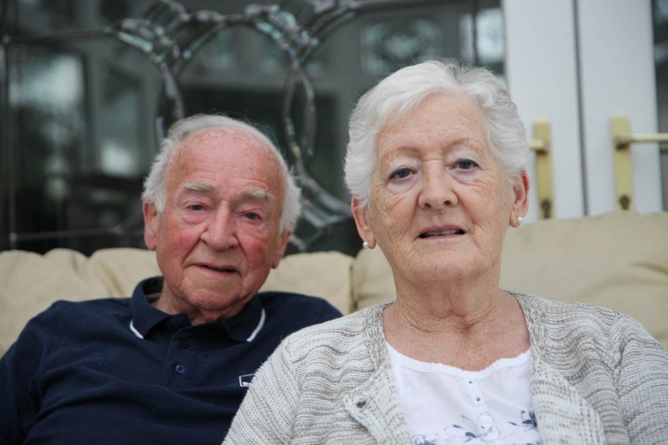 Rachel’s parents Jim and Rose Callaly