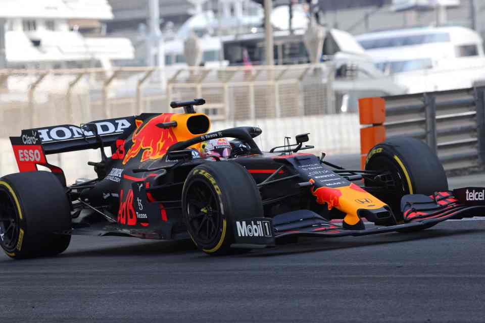 Verstappen was testing new year's Red Bull, with drastically wider tyres than in previous seasons