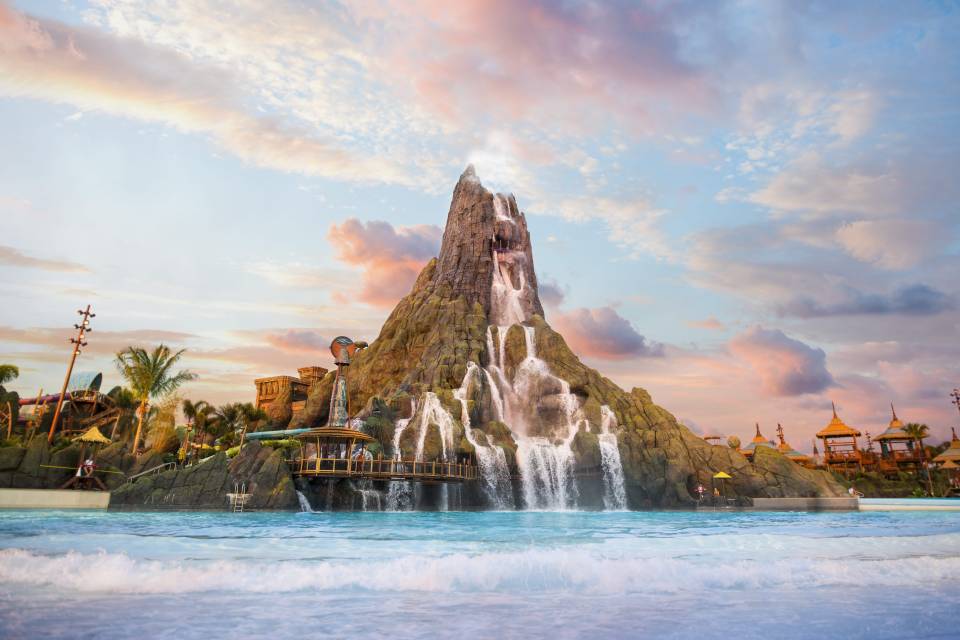 Universal's Volcano Bay is a spectacular setting for a family holiday