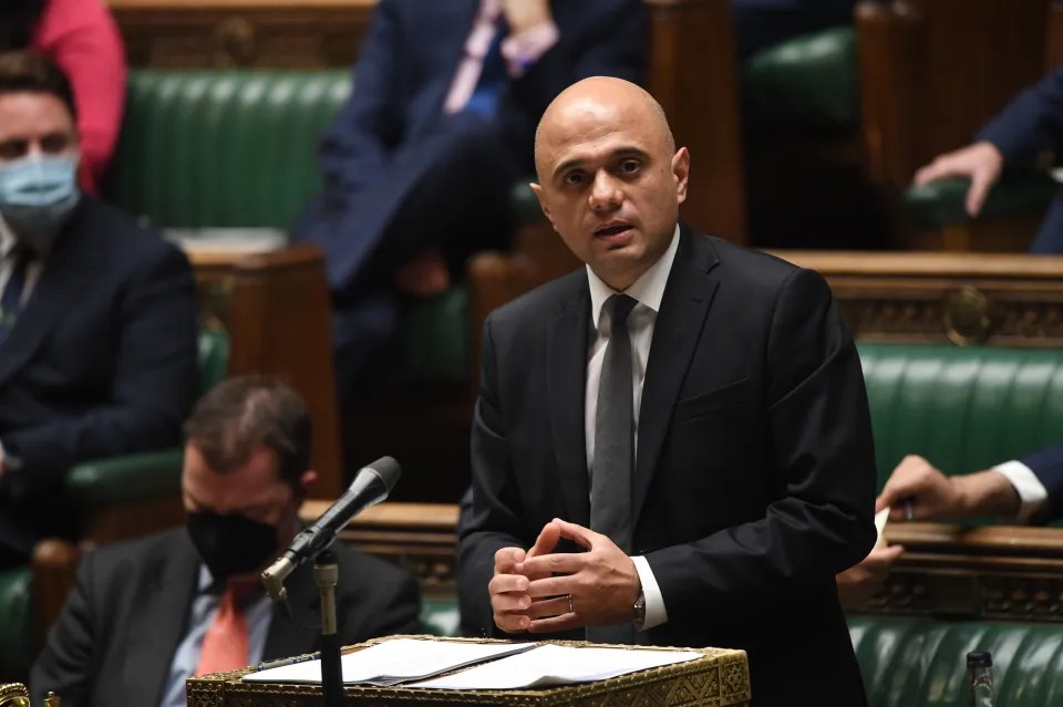 Sajid Javid admitted it might not be possible to completely eliminate Covid