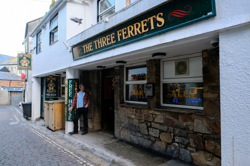 Customers are asked to whisper when they are outside The Three Ferrets