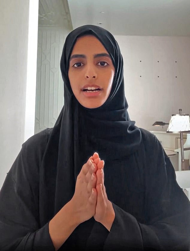 The young influencer fled Qatar after alleging her family were trying to kill her