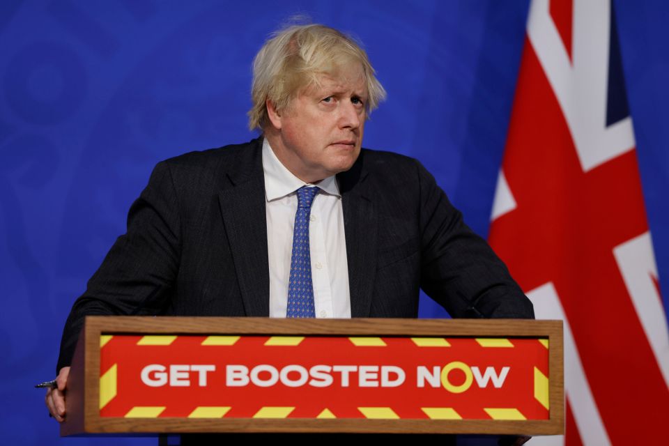 The positive figures back Boris Johnson's decision to rule out a New Year's Eve lockdown