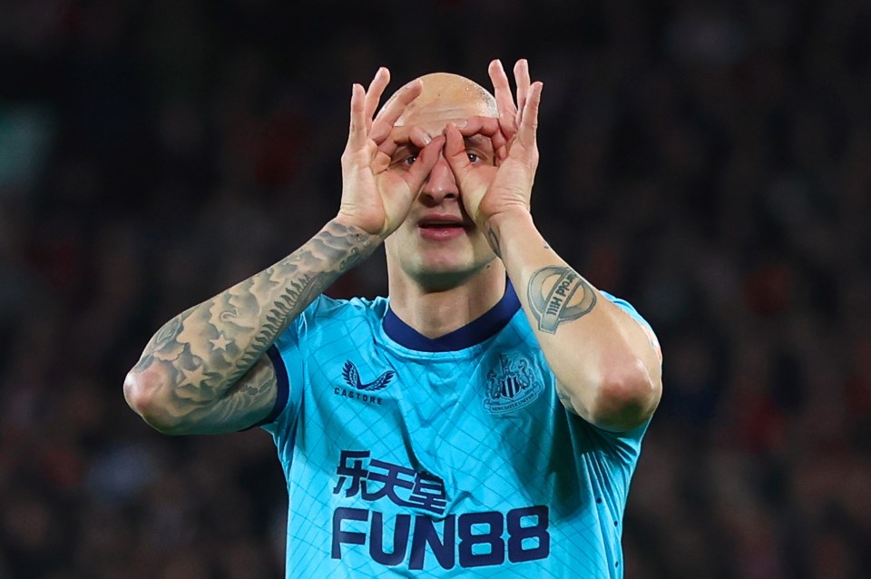 Six-cap England international Shelvey was delighted after banging in his first of the season