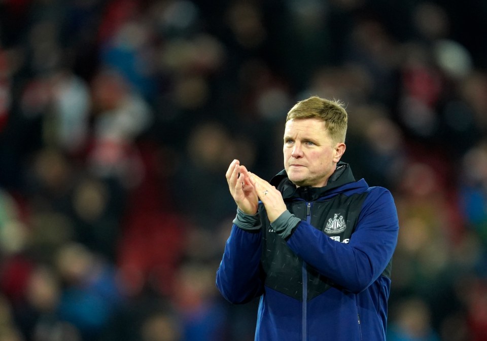 Eddie Howe’s side lost 3-1 to Liverpool last night