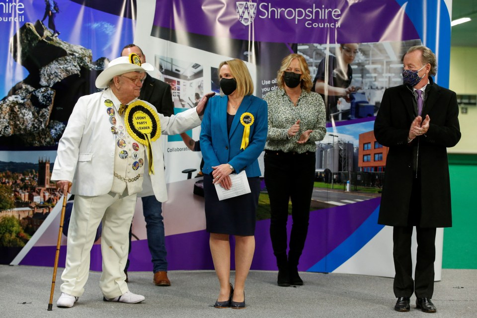 Lib Dem Helen Morgan is congratulated