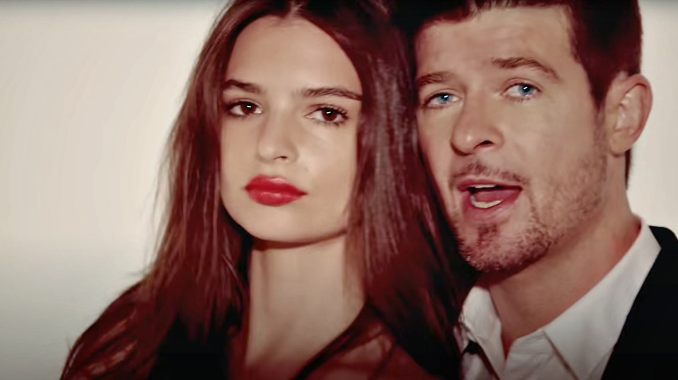 Emily revealed that she’d still have done the 2013 Blurred Lines video in which she says singer Robin Thicke groped her