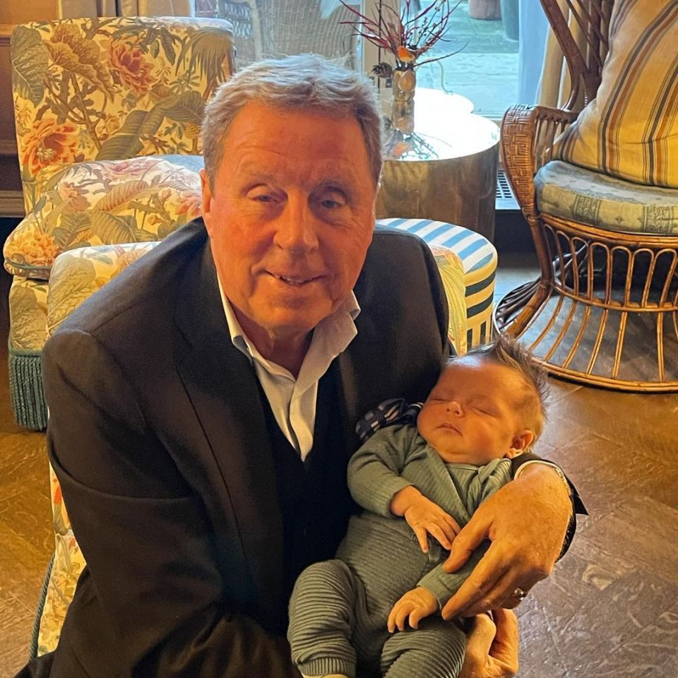 Harry also recently met his latest grandson, Raphael, the newborn of Jamie Redknapp