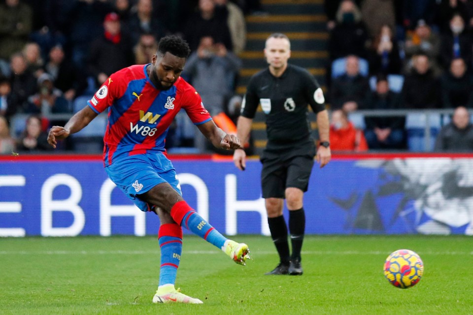 Odsonne Edouard set Crystal Palace on their way with a penalty in the eighth minute