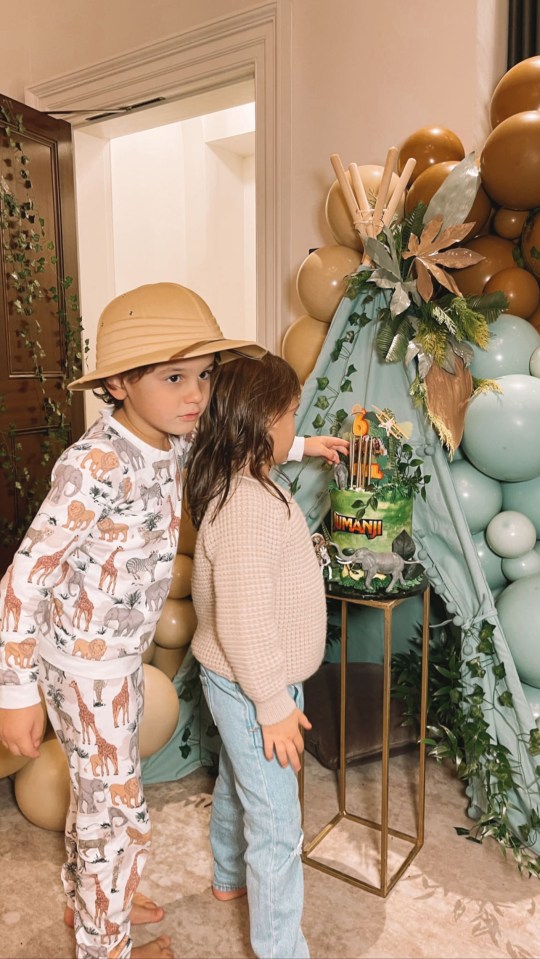 Sam Faiers celebrated her son Paul's 6th birthday in a country hotel