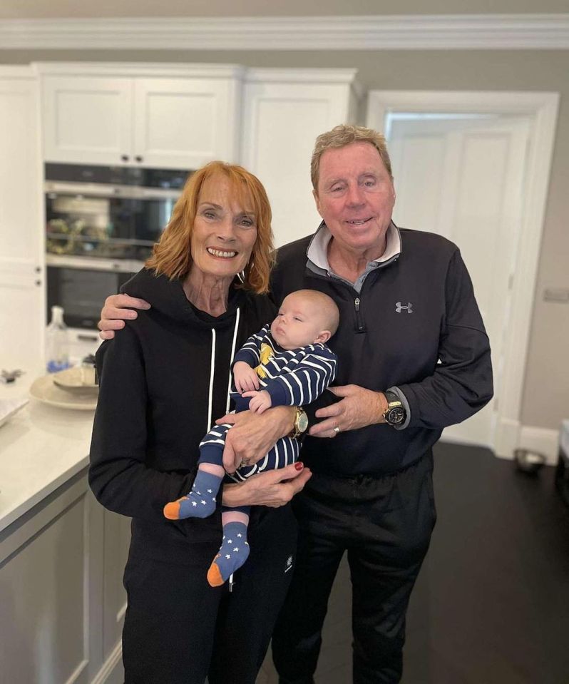 Harry and Sandra Redknapp welcomed their first great-grandchild, a boy named Hendrix