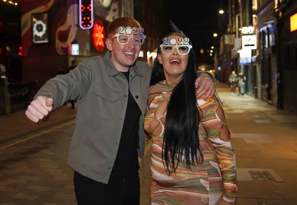 Party-goers are ready to welcome 2022 in Liverpool