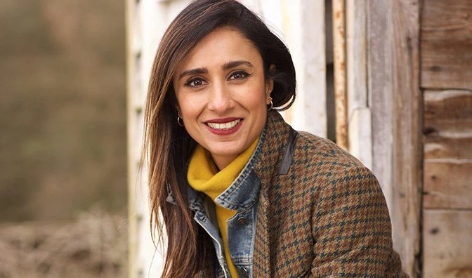 Anita Rani usually goes for a casual look