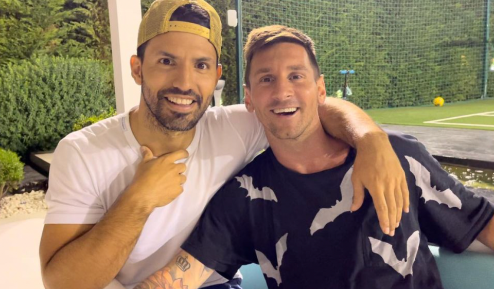 Lionel Messi and Aguero are best pals