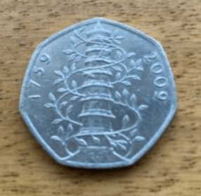 This rare 50p Kew Gardens coin went for way more than its face value on eBay