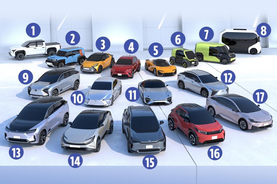 Toyota has got everyone and everything covered: Sports cars, pick-up trucks, vans, small cars, saloons, family crossovers and cool 4x4s - see the box below for details on these EVs