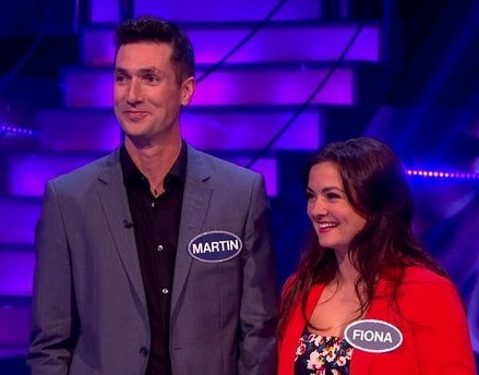 Martin and Fiona appeared in All Star Mr & Mrs when they were still together