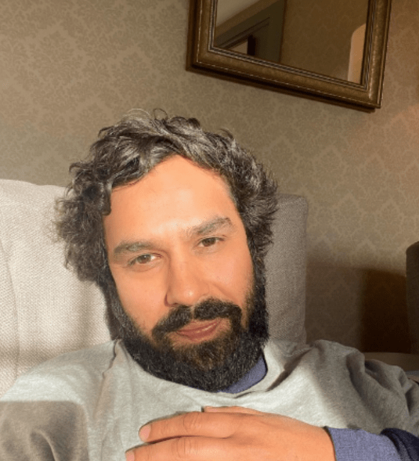 Kunal Nayyar has ditched Raj's clean shaven look for a beard