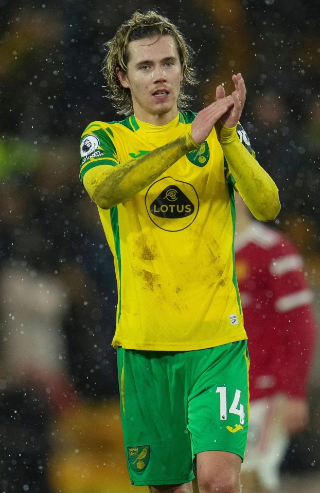 Midfielder Todd Cantwell could depart his boyhood club Norwich in the January transfer window after struggling in recent months