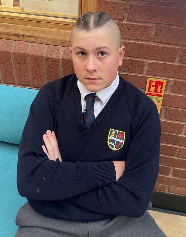 Lealan Hague, 14, was told off by teachers and sent to isolation for having his hair in plaits