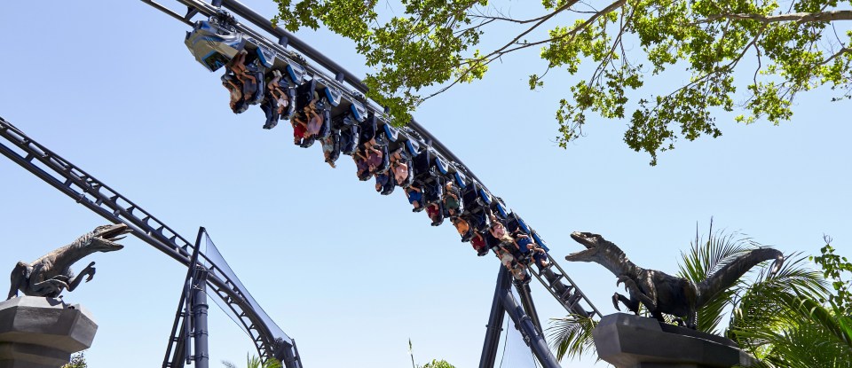 The VelociCoaster is Universal Studios' thrilling new ride