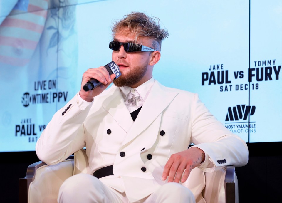 Jake Paul, who will now rematch Tyron Woodley, branded Tommy 'boxing's biggest b****'