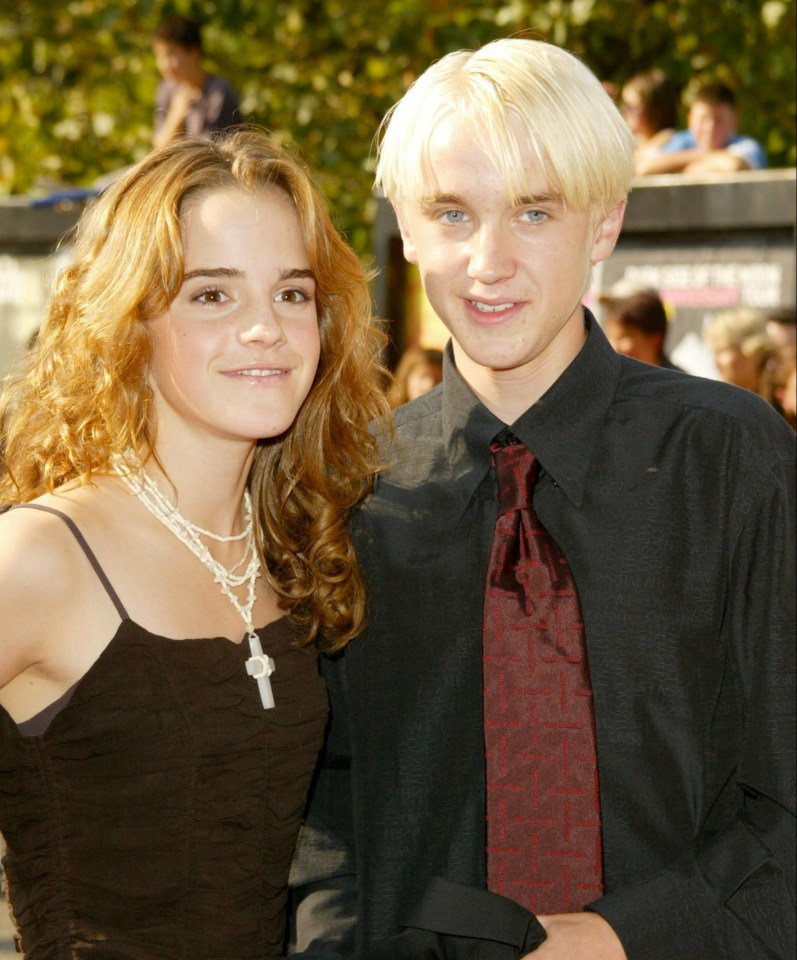 Emma Watson was 11 when she starred in the first Harry Potter, and admitted she fell in love with Tom Felton on set