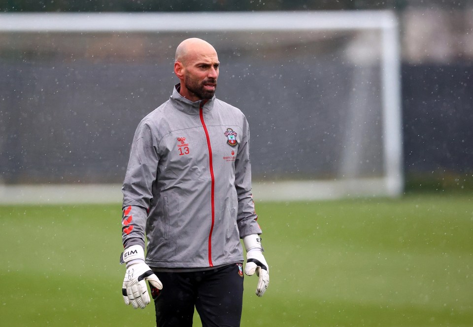 Willy Caballero joined up with the Saints this week