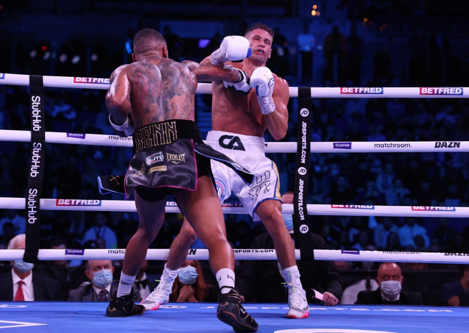 Conor Benn's right-hander on Chris Algieri was a shoe-in for this list