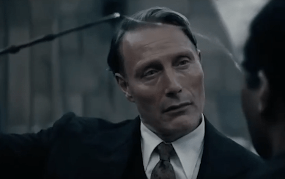 Mads Mikkelsen plays the film's main villain, Grindelwald, after replacing Johnny Depp